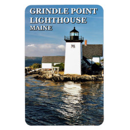 Grindle Point Light House, Maine Flexi Magnet マグネット