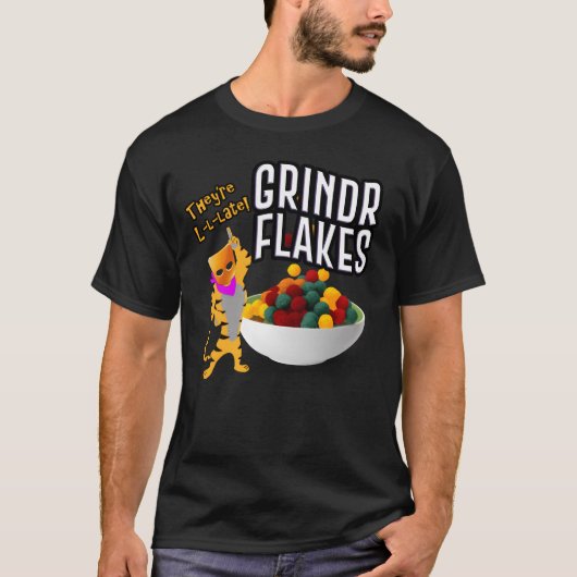 Grindr フレークス ギフト tシャツ (正面)