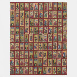 Gringonneurのタロットの投球 フリースブランケット