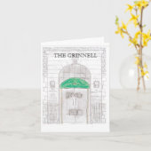 GRINNELLの百年祭のnotecards カード (黄色い花)