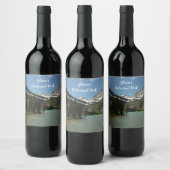 Grinnell Lake at Glacier National Park ワインラベル (ボトル)