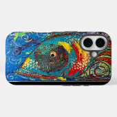 Grinning Grouper iPhoneケース Case-Mate iPhoneケース (裏面 (横))