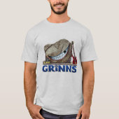 GRINNSの人の旅行T (灰色) Tシャツ (正面)