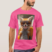 Grinse-Fuchs - Der Coolste am Strand Tシャツ (正面)
