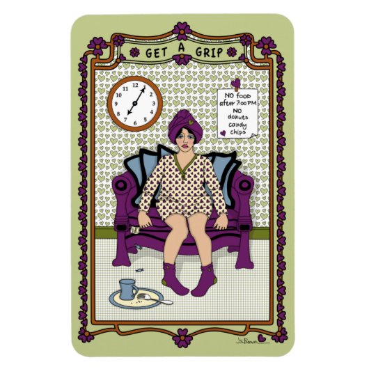 Grip_A_4x6冷蔵庫磁石を取得する マグネット (縦)