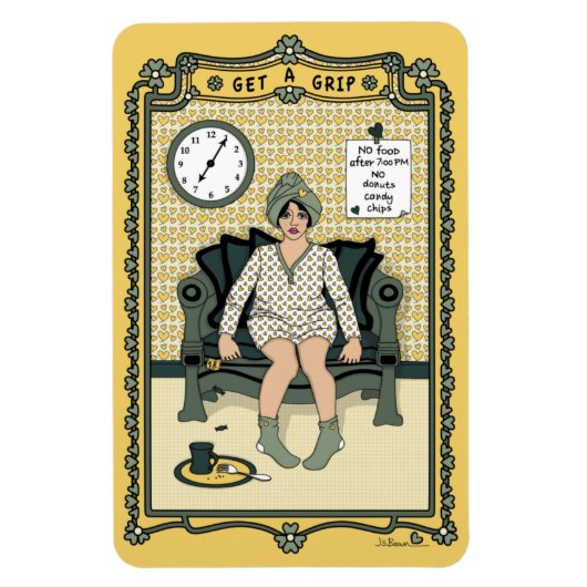 Grip_C_4x6冷蔵庫磁石を取得する マグネット (縦)