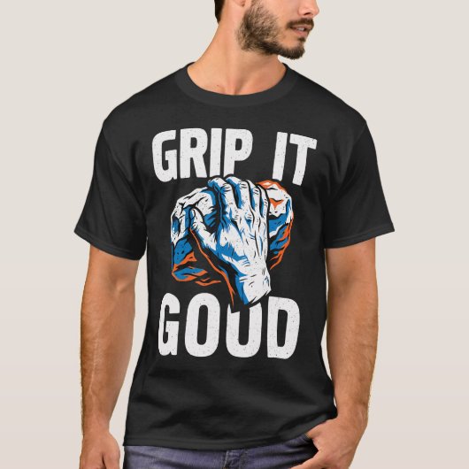 Grip It Good Rock Climbing Bouldering Tシャツ (正面)
