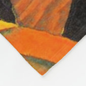 Gris – バイオリンとチェッカー盤の写真 フリースブランケット (角)