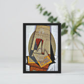 Gris – バイオリンを使用したコンポジション シーズンポストカード (スタンド正面)