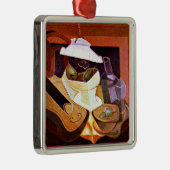 Gris – 電灯、有名絵を描な メタルオーナメント (右)