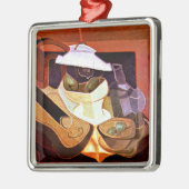 Gris – 電灯、有名絵を描な メタルオーナメント (左)