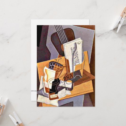 Gris – 音楽ブック カード (正面/裏面インサイチュ)