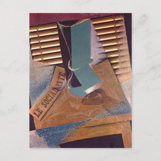 Gris, Juan Die Jalousie The Sunblind 1914 Technqu ポストカード (正面)