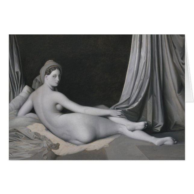 GrisaのジーンAugusteドミニックIngres |のOdalisque (正面横)