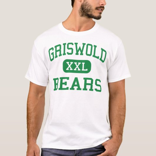 Griswold -くま-高等学校-螺旋形オレゴン tシャツ (正面)