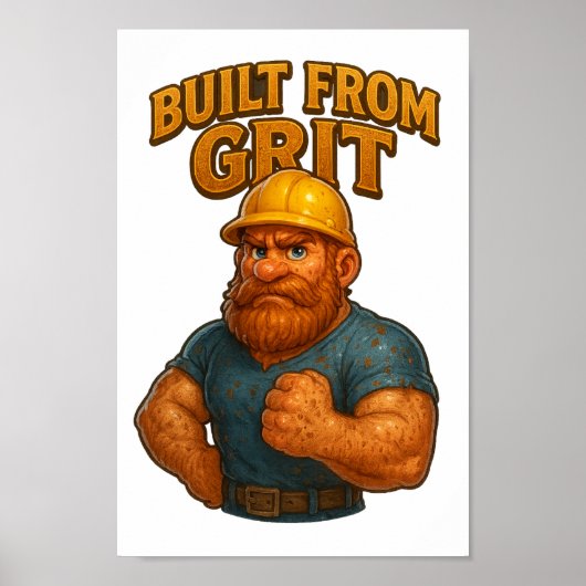 Gritから作成 – Printable 3D Wall Art ポスター (正面)