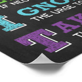 GRIT頭字語の学習環境 ポスター (角)