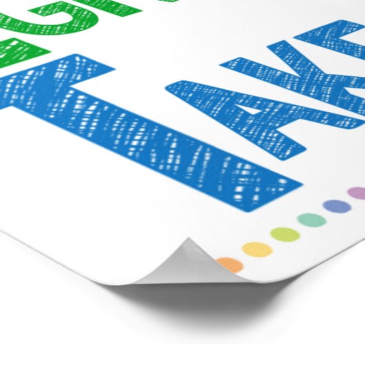 GRIT Acronym Classroomポスター ポスター (角)