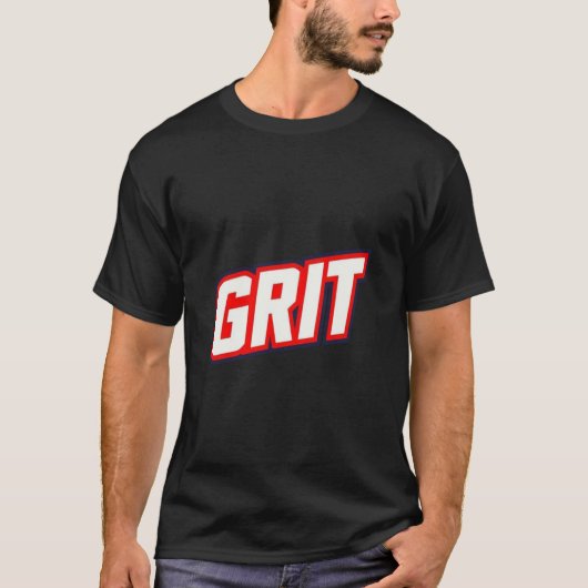 Grit Tシャツ – Relやる気を起こさせる用ストリートウェア (正面)