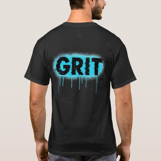 GRITBLUEPRINT Urban Resilience Unleashed Tシャツ (裏面)