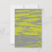 GrittyとEdgyの空白の招待状カード 招待状 (裏面)