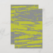 GrittyとEdgyの空白の招待状カード 招待状 (正面/裏面)