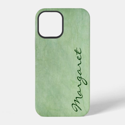 Gritty パーソナライズされた Green Case-Mate iPhoneケース iPhone 12ケース (裏面)