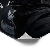 Gritty Anime Girl Portrait ポスター (角)