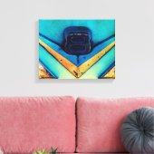 Gritty V8ビッグまたはスモールブロックエンジン キャンバスプリント (インサイチュ (リビング))