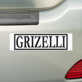 Grizのバンパーのイメージ バンパーステッカー (車上)