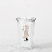 Grizz – 音楽とは感覚のサウンド アクリルタンブラー (裏面)