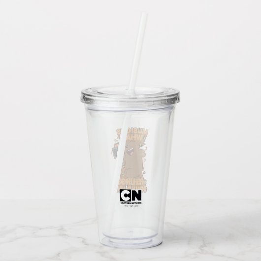 Grizz – 音楽とは感覚のサウンド アクリルタンブラー (裏面)