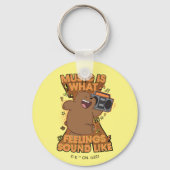 Grizz – 音楽とは感覚のサウンド キーホルダー (正面)