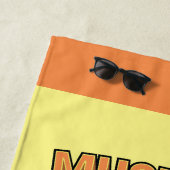 Grizz – 音楽とは感覚のサウンド ビーチタオル (インサイチュ)