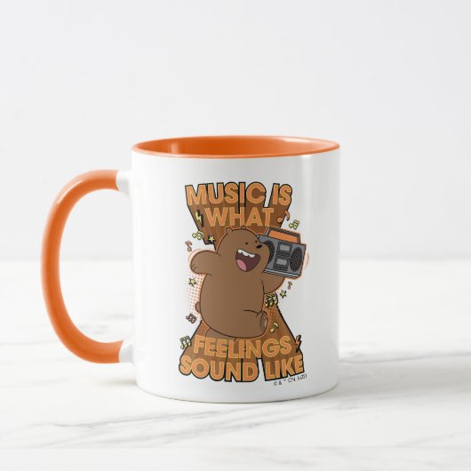 Grizz - Music is What Feelings Sound Like マグカップ (左)