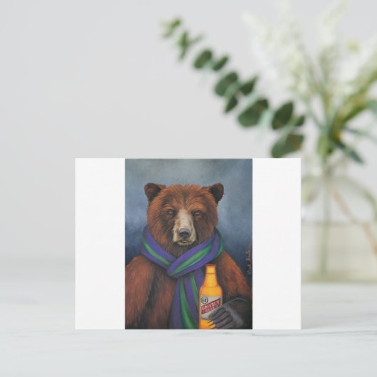 Grizzleyくま ポストカード (スタンド正面)