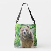 GRIZZLY BEAR ALL OVER PRINT TOTE クロスボディバッグ (裏面)