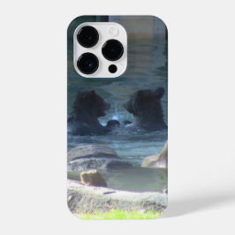 Grizzly Bear Couple iPhone Case iPhone 14 Proケース