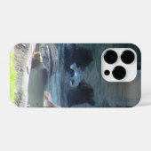 Grizzly Bear Couple iPhone Case iPhoneケース (裏面横)