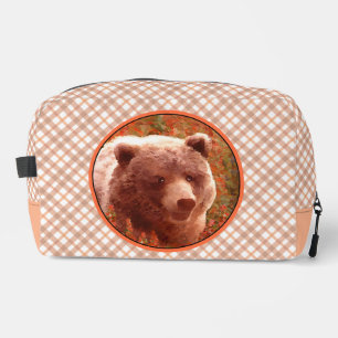 Grizzly Bear Cub in Fireweed'絵画's Wildlife Art ドップキット