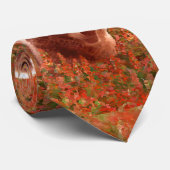 Grizzly Bear Cub in Fireweed'絵画's Wildlife Art ネクタイ (ロール)