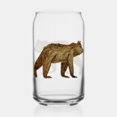 Grizzly Bear Glass ガラス缶 (正面)