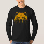 Grizzly Bear Head Tシャツ (正面)