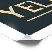 Grizzly Bear in Yellowstone National Park ポスター (コーナー)