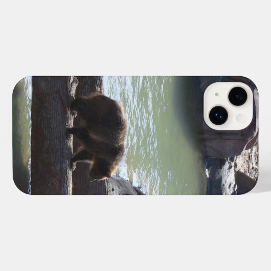 Grizzly Bear iPhone Case iPhoneケース (裏面横)