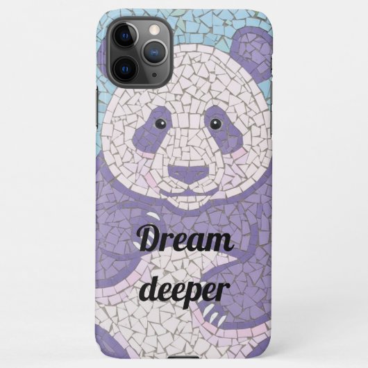 Grizzly Bear Mosaic Phone Case – Pure Power Vibe  iPhoneケース (裏面)