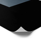 Grizzly Bear Salmon & Waterfall SUCCESS Motivation ポスター (角)