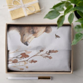 Grizzly Bears Watercolor Woods 薄葉紙 (ギフト)