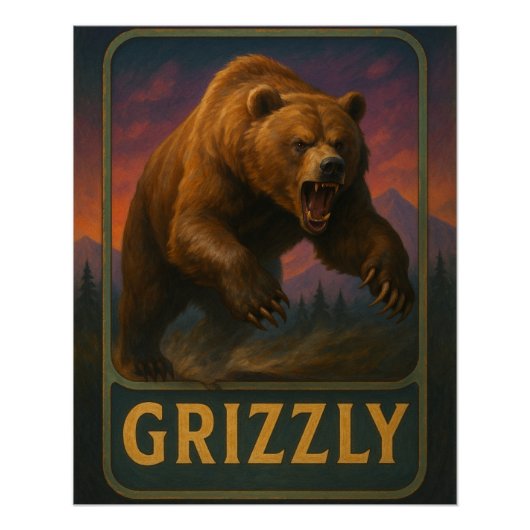 Grizzly Poster ポスター (正面)