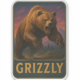 Grizzly Sticker シール